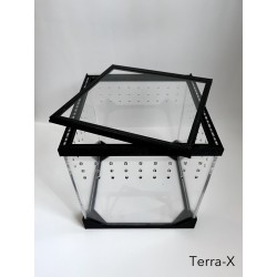 Terra-X - Spider Enclosure - Approx. 8x8x8" (20x20x20cm") - Acrylic Glass