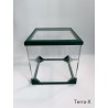 Terra-X - Spider Enclosure - Approx. 8x8x8" (20x20x20cm") - Acrylic Glass - Green - Opened from top