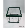 Terra-X - Spider Enclosure - Approx. 8x8x8" (20x20x20cm") - Acrylic Glass - Green - Opened from top